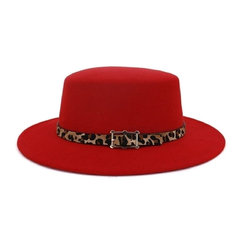 Unisex Flat head Boater hat